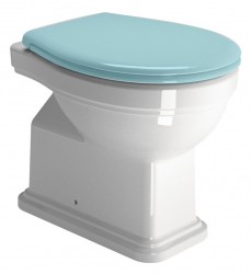 GSI - CLASSIC WC mísa stojící, 37x54cm, zadní odpad, bílá ExtraGlaze (871111)