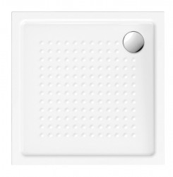 GSI - Keramická sprchová vanička, čtverec 90x90x4,5cm, bílá ExtraGlaze (439411)