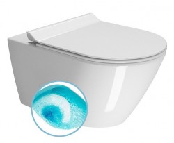 GSI - KUBE X závěsná WC mísa, Swirlflush, 36x55cm, bílá ExtraGlaze (941511)