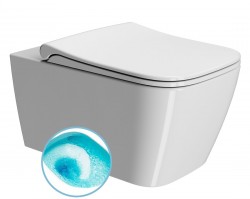 GSI - NUBES závěsná WC mísa, Swirlflush, 35x55cm, bílá ExtraGlaze (961511)