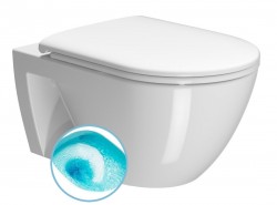 GSI - PURA ECO závěsná WC mísa, Swirlflush, 36x55cm, bílá ExtraGlaze (880711)