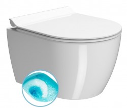 GSI - PURA závěsná WC mísa, Swirlflush, 35x46cm, bílá ExtraGlaze (880211)
