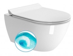 GSI - PURA závěsná WC mísa, Swirlflush, 36x50cm, bílá ExtraGlaze (881611)