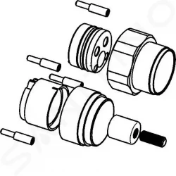 HANSA - Matrix Prodlužovací souprava 20 mm pro pákovou baterii (59913591)