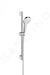 HANSGROHE - Croma Select S Sprchová souprava Vario EcoSmart 9 l/min 0,65m, bílá/chrom (26563400)