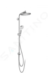 HANSGROHE - Crometta Sprchový set 240 Showerpipe pro renovace, 1proud,  EcoSmart, chrom (27270000)