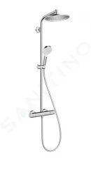 HANSGROHE - Crometta Sprchový set S 240 Showerpipe s termostatem, EcoSmart 9 l/min, chrom (27268000)