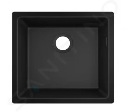 HANSGROHE - Dřezy Podstavný granitový dřez S510-U450, grafitová černá (43431170)