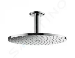 HANSGROHE - Raindance S Hlavová sprcha PowderRain 240, s přívodem od stropu 100 mm, chrom (27620000)