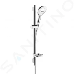 HANSGROHE - Raindance Select E Sprchová souprava 120, 3 proudy, EcoSmart 9 l/min, bílá/chrom (26622400)