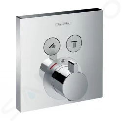 HANSGROHE - Shower Select Termostatická baterie pod omítku, pro 2 výstupy, chrom (15763000)