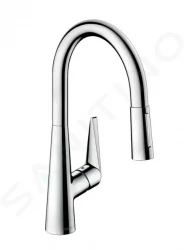 HANSGROHE - Talis M51 Dřezová baterie s výsuvnou sprškou, chrom (72813000)