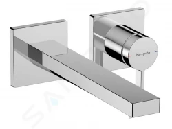 HANSGROHE - Tecturis E Umyvadlová baterie pod omítku, s výpustí, 2-otvorová instalace, EcoSmart, chrom (73051000)