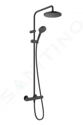 HANSGROHE - Vernis Blend Sprchový set Showerpipe 200 s termostatem, EcoSmart, matná černá (26089670)