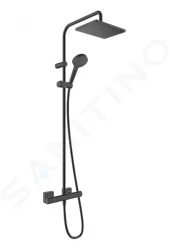 HANSGROHE - Vernis Shape Sprchový set Showerpipe 230 s termostatem, EcoSmart, matná černá (26097670)