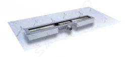 I-Drain - Linear 54 ABS sprchový žlab s hydroizolací, délka 1000 mm (IDABS4M10001X1)