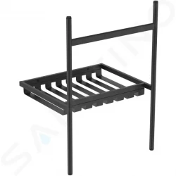 IDEAL STANDARD - Conca Kovový podstavec pro umyvadlo 60 cm, hedvábná černá (E2531XG)