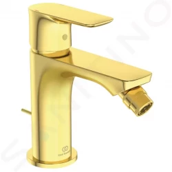 IDEAL STANDARD - Connect Air Bidetová baterie s výpustí, Brushed Gold (A7030A2)