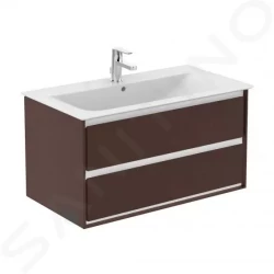 IDEAL STANDARD - Connect Air Skříňka pod umyvadlo 1000x440x517 mm, hnědá mat/bílá mat (E0821VY)