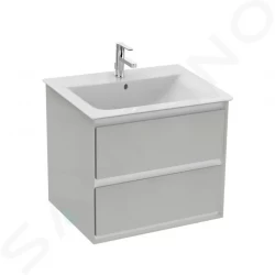 IDEAL STANDARD - Connect Air Skříňka pod umyvadlo, 600x440x517 mm, lesklá světlá šedá/bílá mat (E0818EQ)