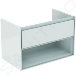 IDEAL STANDARD - Connect Air Skříňka pod umyvadlo, 800x440x517 mm, lesklá bílá/bílá mat (E0827B2)