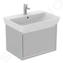 IDEAL STANDARD - Connect Air Skříňka pod umyvadlo Cube 650 mm, 580x409x400 mm, lesklá světlá šedá/bílá mat (E0847EQ)