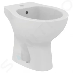 IDEAL STANDARD - Eurovit Stojící bidet, 360x500 mm, s přepadem, otvor pro baterii, bílá (E877401)