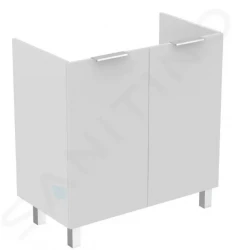 IDEAL STANDARD - Eurovit Umyvadlová skříňka, 84x80x44 cm, 2 dvířka, panty L/P, lesklá bílá (R0262WG)