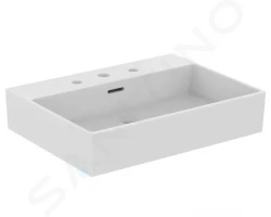 IDEAL STANDARD - Extra Umyvadlo 600x450 mm, s přepadem, 3 otvory pro baterii, bílá (T388701)