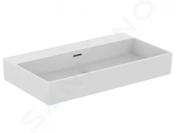 IDEAL STANDARD - Extra Umyvadlo 800x450 mm, s přepadem, bez otvoru pro baterii, bílá (T389801)