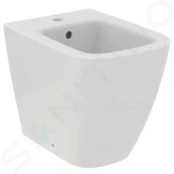 IDEAL STANDARD - i.Life S Stojící bidet, 355x480 mm, s přepadem, otvor pro baterii, bílá (T459501)