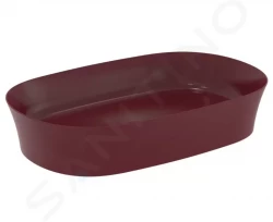 IDEAL STANDARD - Ipalyss Umyvadlo na desku, 600x380 mm, bez přepadu, Pomegranate (E1396V6)