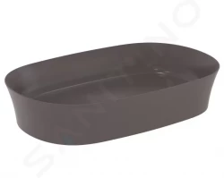 IDEAL STANDARD - Ipalyss Umyvadlo na desku, 600x380 mm, bez přepadu, slate grey (E1396V5)