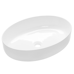 INVENA - Umyvadlo na desku ASTRI TREND 55 cm, oval (CE-30-001-W)