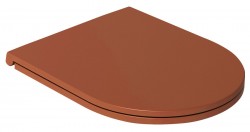 ISVEA - INFINITY WC sedátko, SLIM, odnímatelné, Soft Close, terracotta (40KF0548I-S)