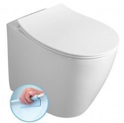 ISVEA - SENTIMENTI stojící WC Rimless, 36x52 cm, bílá (10SM10004SV)