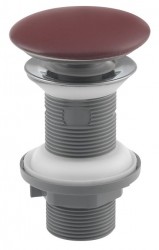 ISVEA - Umyvadlová výpust 5/4“, click-clack, keramická zátka, 20-70, maroon red (38TP0169I)