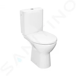 JIKA - Lyra plus WC kombi set s nádržkou, vodorovný odpad, Rimless, bílá (H8273860002801)