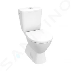 JIKA - Lyra plus WC kombi, spodní odpad, boční napouštění, Rimless, bílá (H8257270002413)