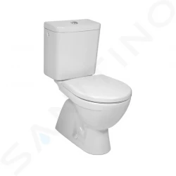JIKA - Lyra plus WC kombi, svislý odpad, boční napouštění, bílá (H8263870002413)