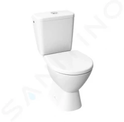JIKA - Lyra plus WC kombi, zadní odpad, boční napouštění, Rimless, bílá (H8257260002413)