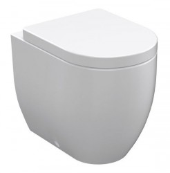 KERASAN - FLO WC mísa stojící, 36x51,5cm, spodní/zadní odpad, bílá (311601)