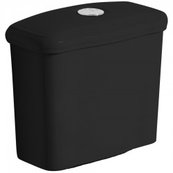 KERASAN - RETRO nádržka k WC kombi, černá mat (108131)
