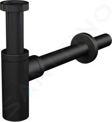 Kielle - Sifony Umyvadlový sifon, průměr 32 mm, kulatý, kov, matná černá (30901014)