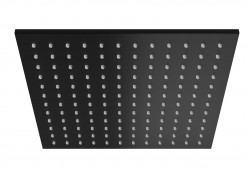 KOHLMAN - Čtvercová dešťová sprcha 30 x 30 cm, černá mat (Q30EB)