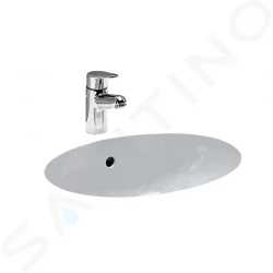 Laufen - Birova Vestavné umyvadlo 530x405 mm, s přepadem, bílá (H8111910000001)