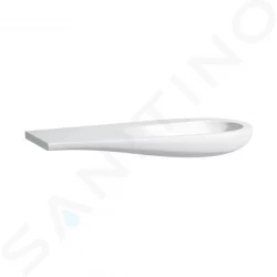 Laufen - Il Bagno Alessi One Nábytkové umyvadlo 1200x500 mm, bez otvoru pro baterii, s LCC, bílá (H8149744001091)