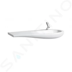 Laufen - Il Bagno Alessi One Nábytkové umyvadlo 1200x500 mm, s 1 otvorem pro baterii, s LCC, bílá (H8149744001041)