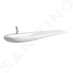 Laufen - Il Bagno Alessi One Nábytkové umyvadlo 1600x500 mm, s 1 otvorem pro baterii, s LCC, bílá (H8149714001041)