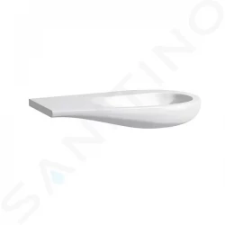 Laufen - Il Bagno Alessi One Umyvadlo 900x500 mm, bez otvoru pro baterii, s LCC, bílá (H8149764001091)